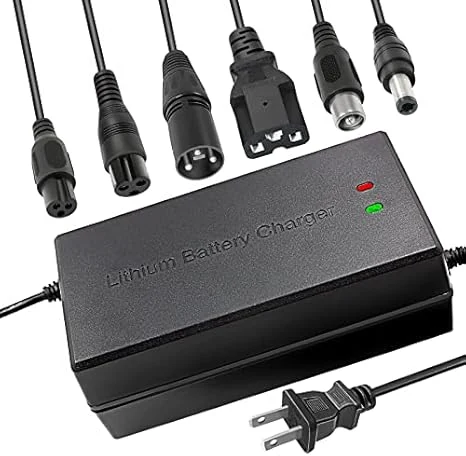 54.6V 5A Li ion Battery Charger Multiple Plugs Battery Charger 13S 48V (Not Applicable to Lead-Acid Batteries)