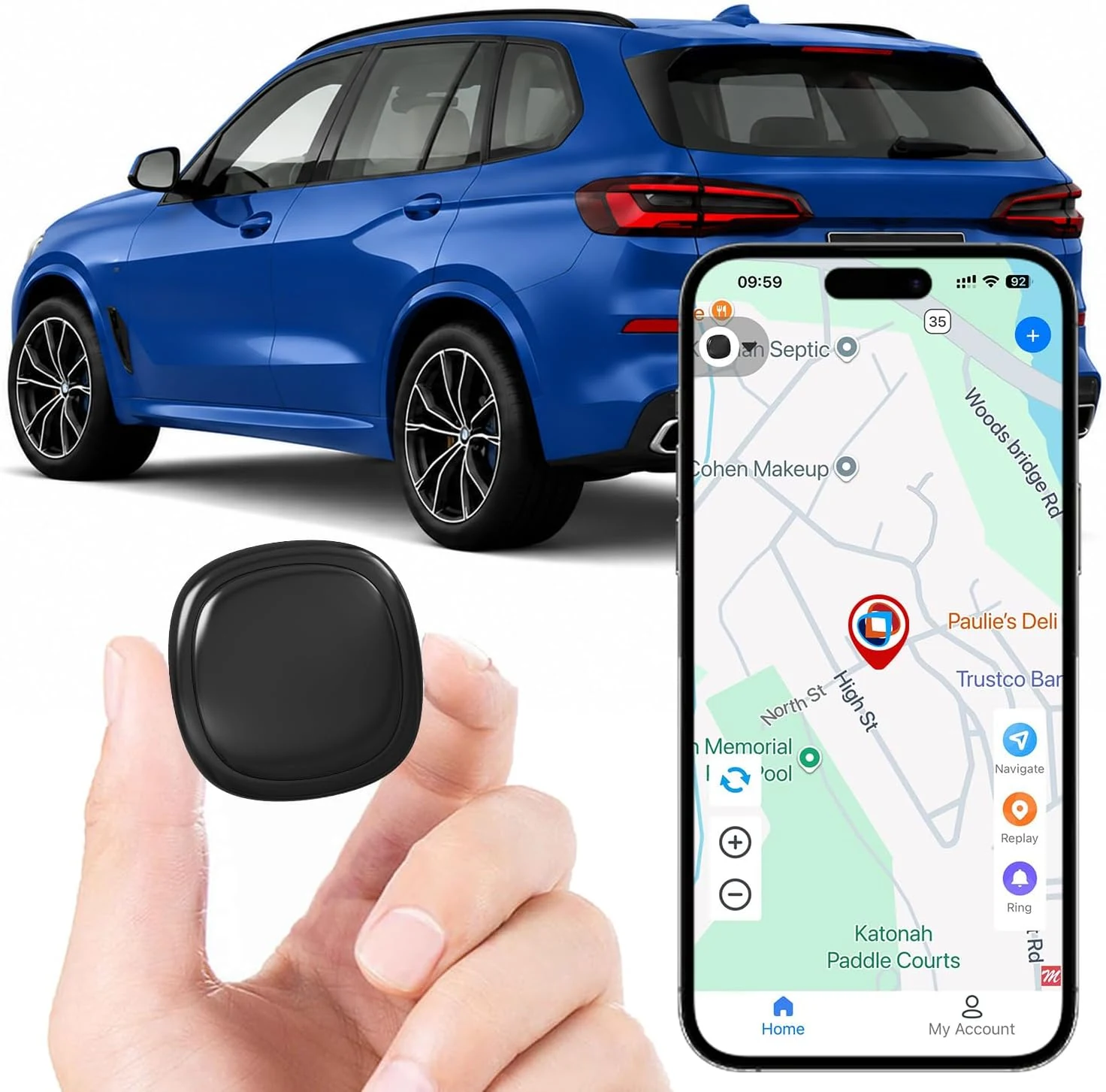 NGXDFL magnetic GPS tracker (GF11) for vehicles, kids, and pets