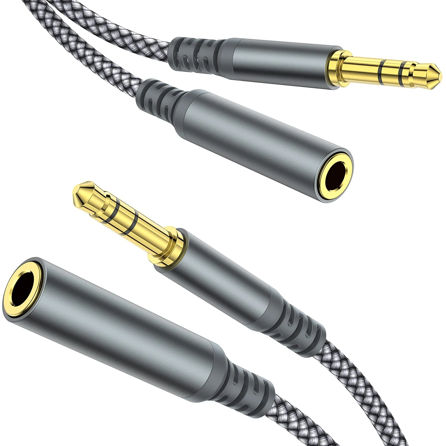 MCSPER Headphone Extension Cable, [2-Pack, 6.6ft Hi-Fi ] 3.5mm Extension review