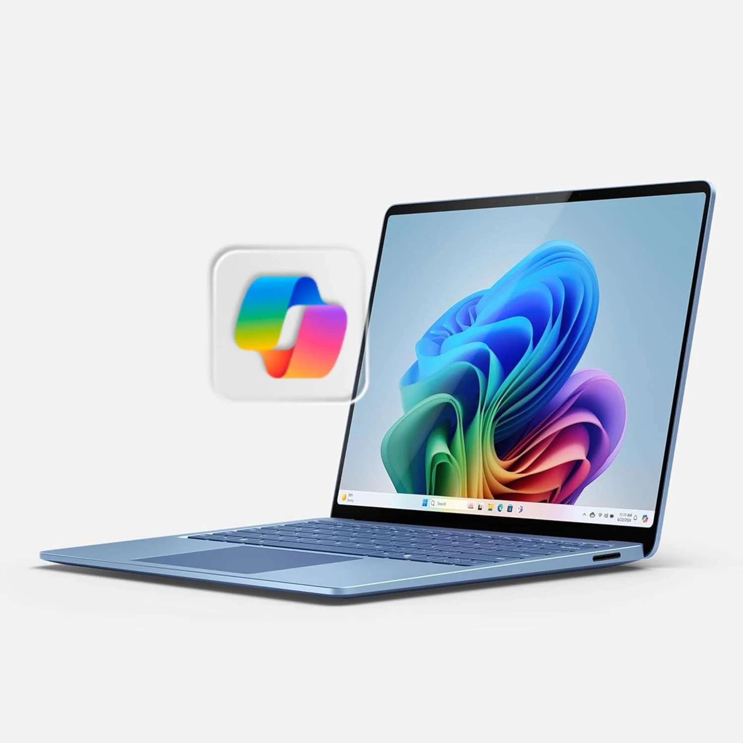 Microsoft Surface Laptop, Windows 11 Copilot+ PC, 13.8" Touchscreen Display, Snapdragon X Plus (10 core), 16GB RAM, 1TBB SSD Storage, Sapphire