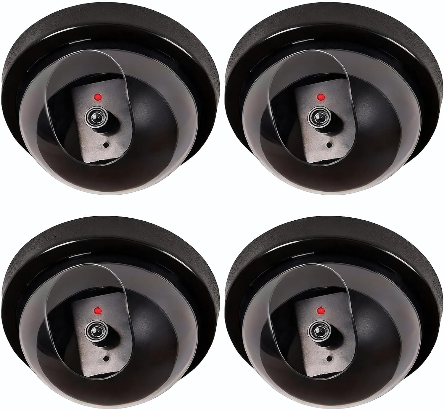 WALI Dummy Fake Security CCTV Dome Camera with Flashing Red