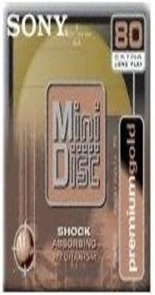 Sony MDW80PL 80 Minute MiniDisc MD Premium Gold (Single)