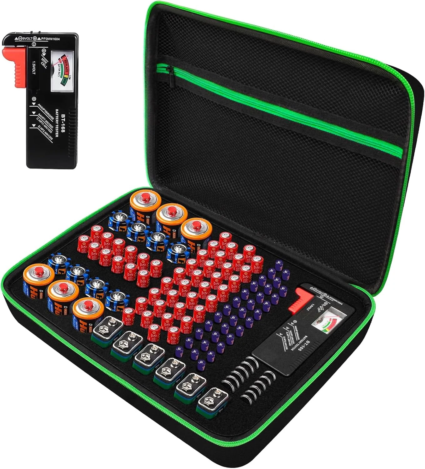 Battery Organizer Storage Case with Tester for AA AAA C review