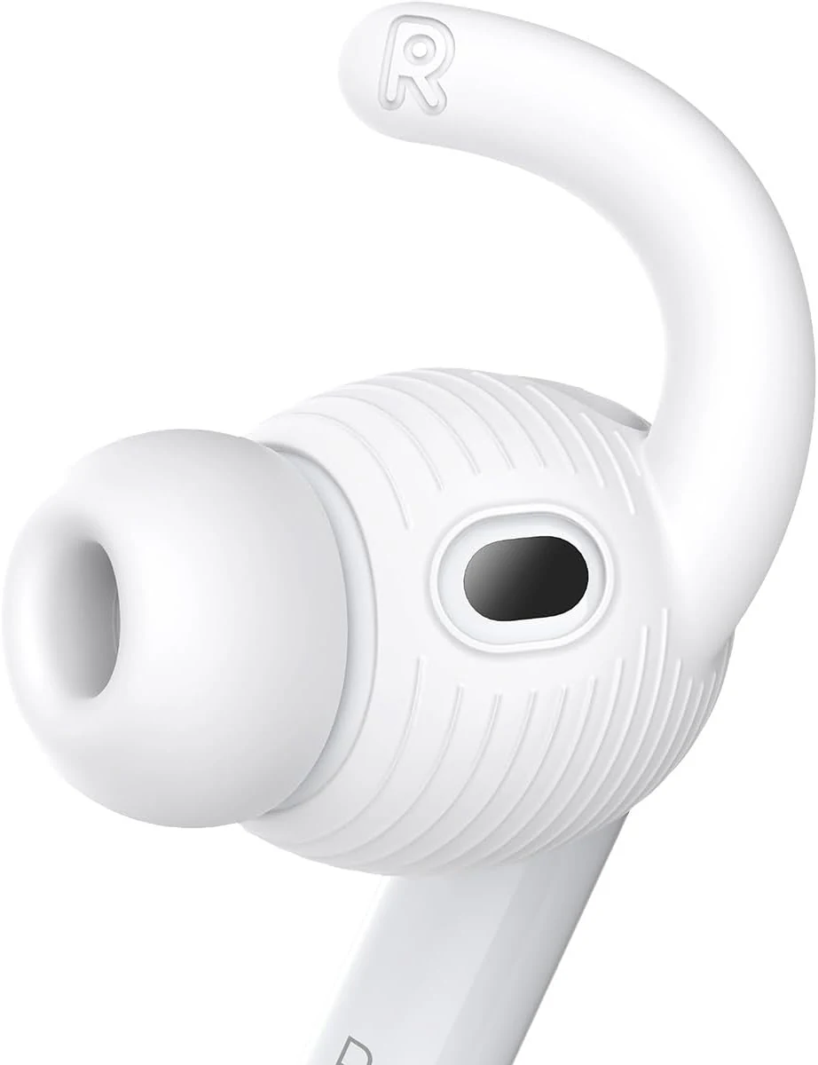 Gcioii 3 Pairs for AirPods Pro 3 Ear Hooks Covers (2025) [Added Storage Pouch] Anti Slip Sport Ear Tips Accessories Compatible with Apple AirPods Pro 3rd Generation (White)
