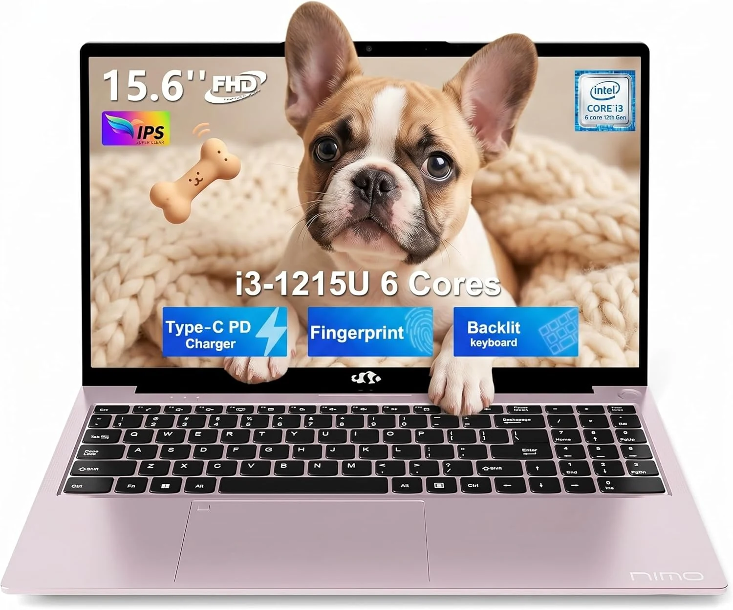 NIMO 15.6" FHD IPS Laptop, Core i3-1215U (NIMO N154)