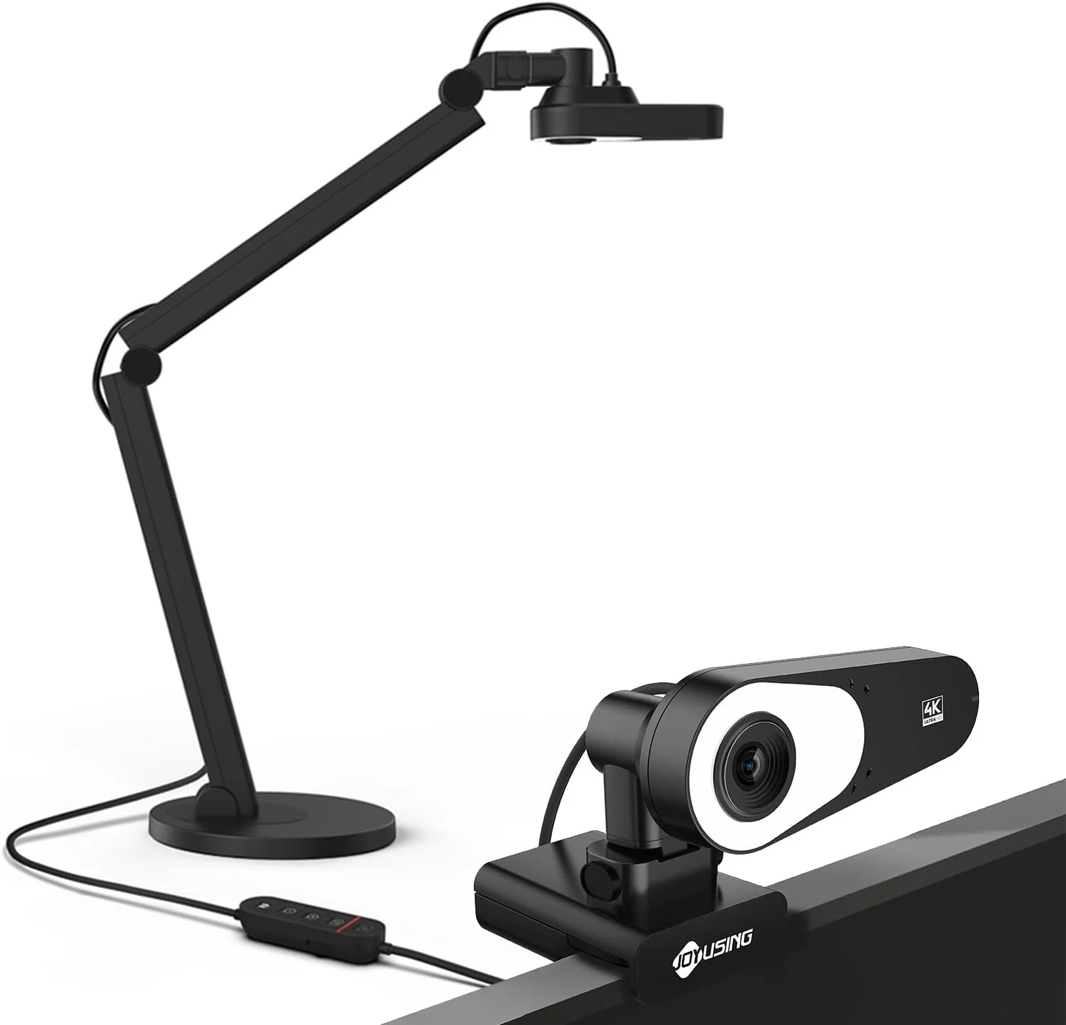 JOYUSING 4K Document Camera Webcam with Fast PDAF, for Real-time Projection, Mac, Windows