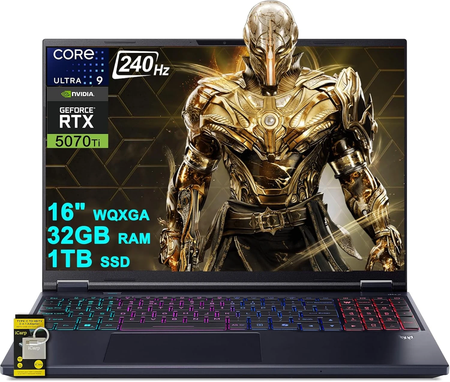 acer Predator Helios Neo 16S AI Gaming Laptop 16" 2560x1600 OLED 240Hz