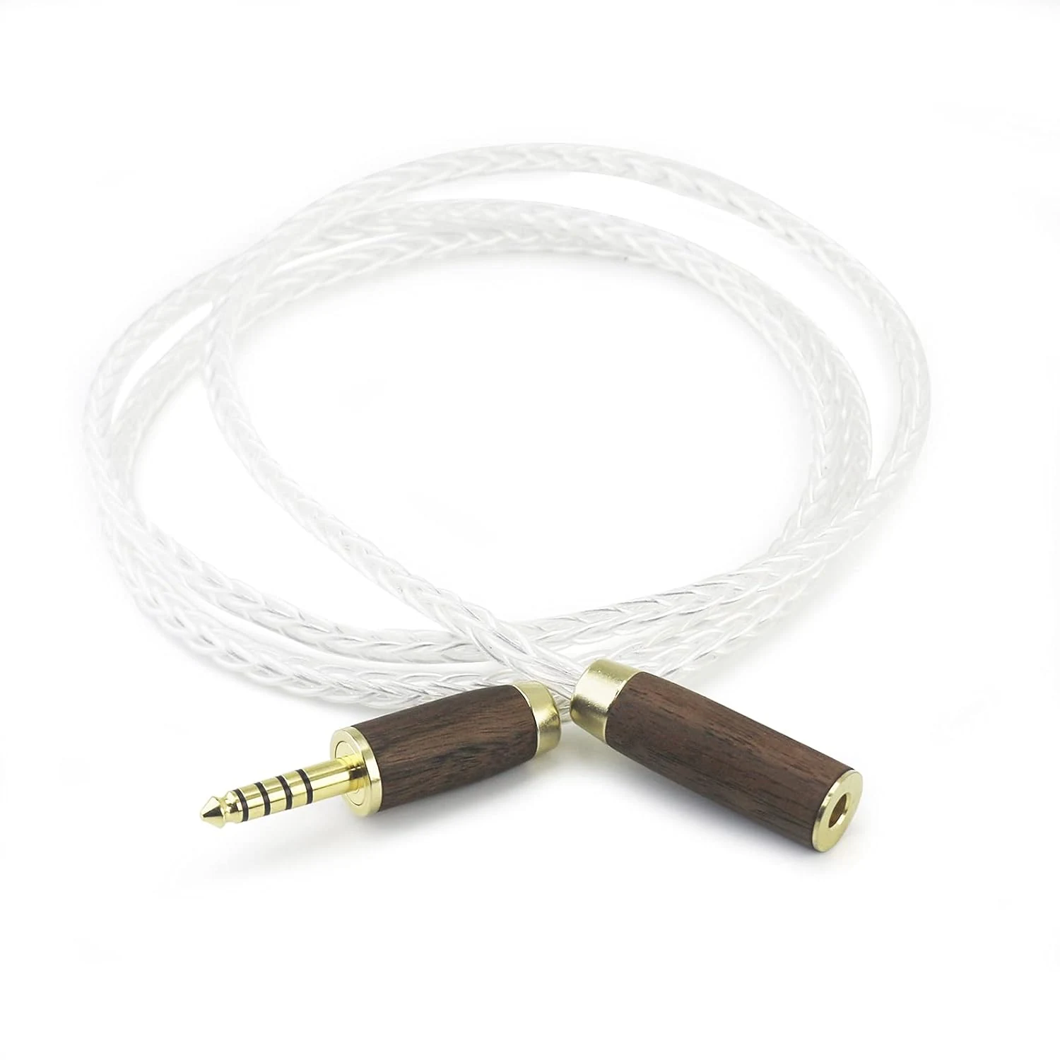 NewFantasia 4.4mm Male to 4.4mm Female Balanced Headphone Audio Adapter Cable (4.9ft)