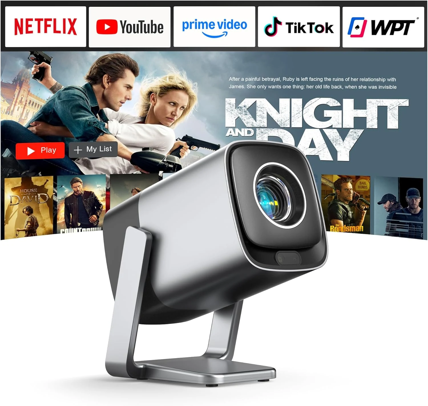 XuanPad V18 mini smart projector with WiFi and Bluetooth