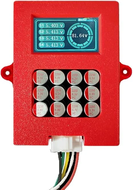 4S 6S 8S Active Balancer with Voltage Display Lifepo4 Equalizer Lipo/LTO Battery Voltage Tester (4S Lifepo4 lipo)
