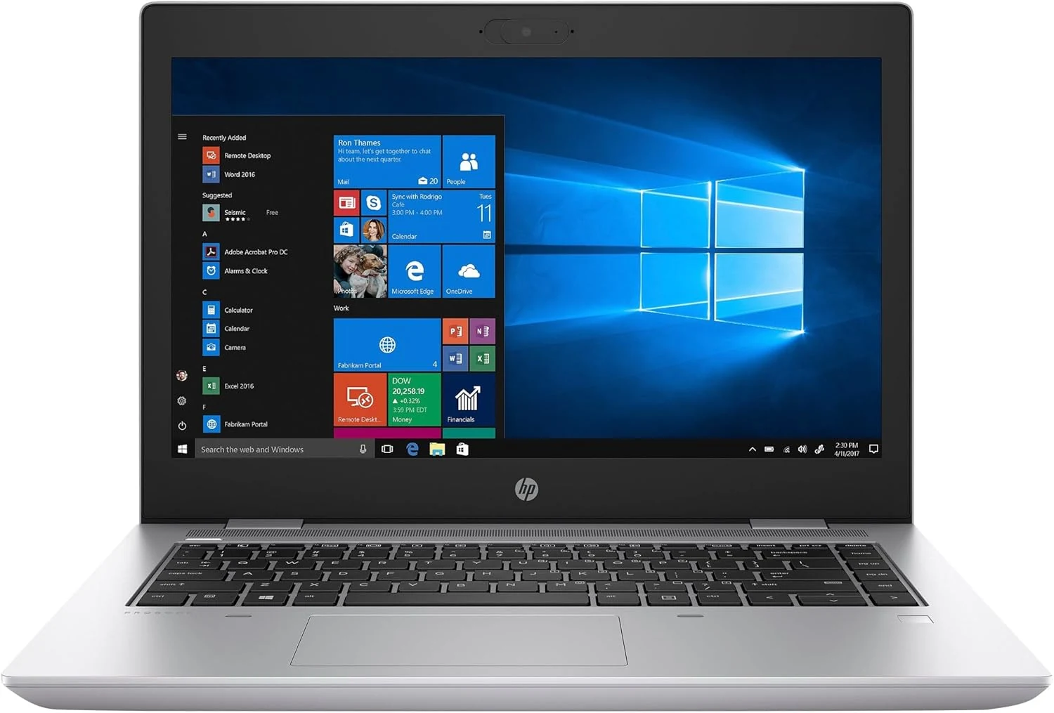 HP ProBook 640 G5 14" FHD IPS Intel Core i5-8365U 1.6 GHz up to 4.1 GHz 16GB DDR4-2400 256GB SSD Intel UHD Graphics 620 Windows 11 Pro Laptop, Silver - 1A4W5UC-I020