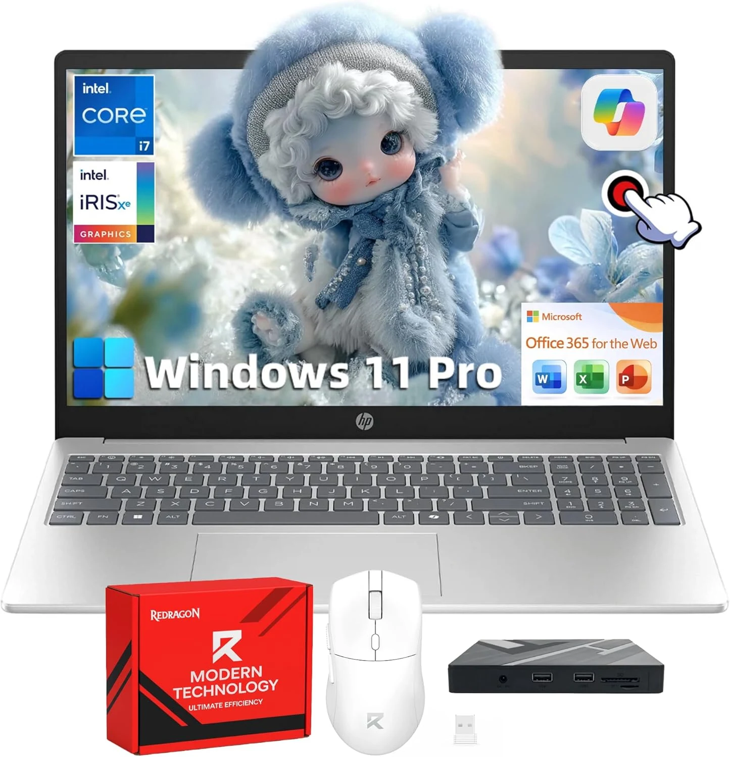 HP 15 Touchscreen Business Laptop - Win 11 Pro