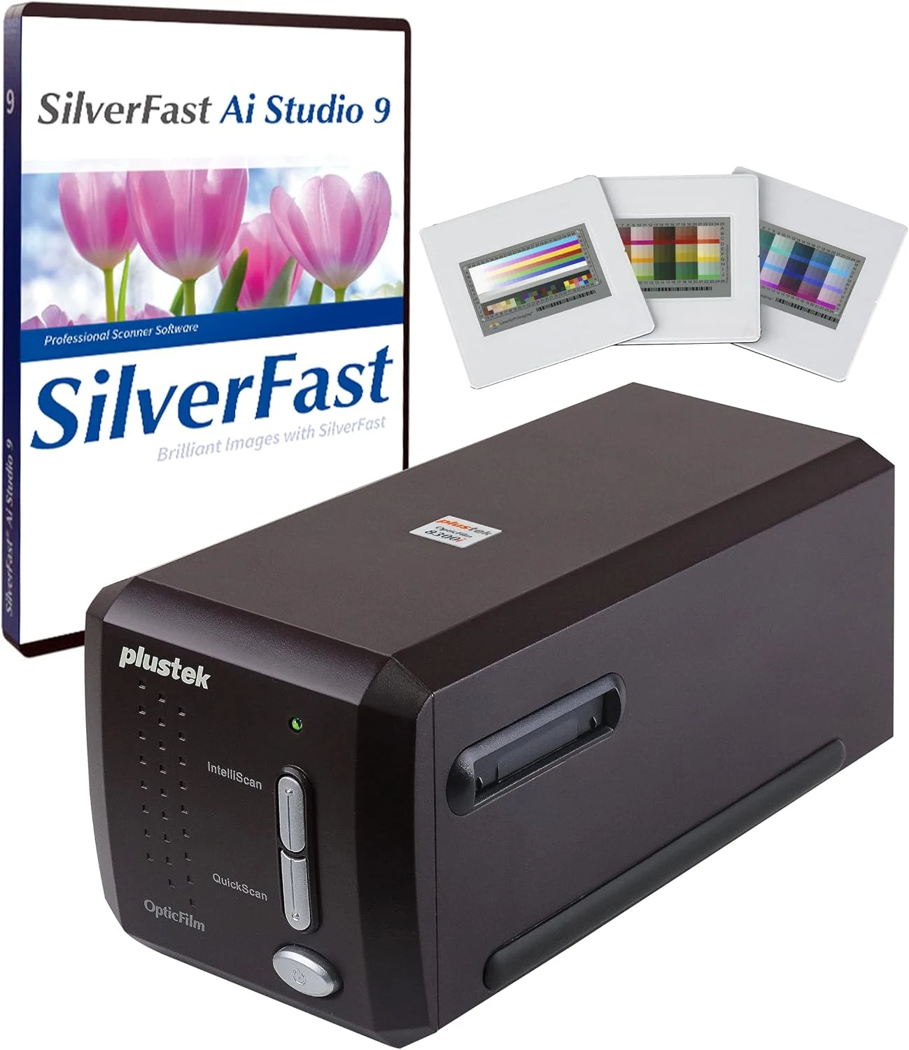 Plustek OpticFilm 8300i Ai Film Scanner - Converts 35mm Film & Slide into Digital