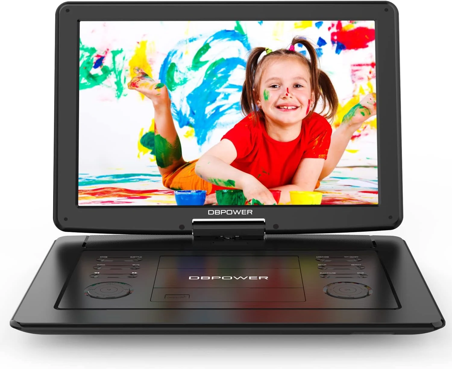 DBPOWER 17.9" Portable DVD Player with 15.6" Large HD Swivel Screen