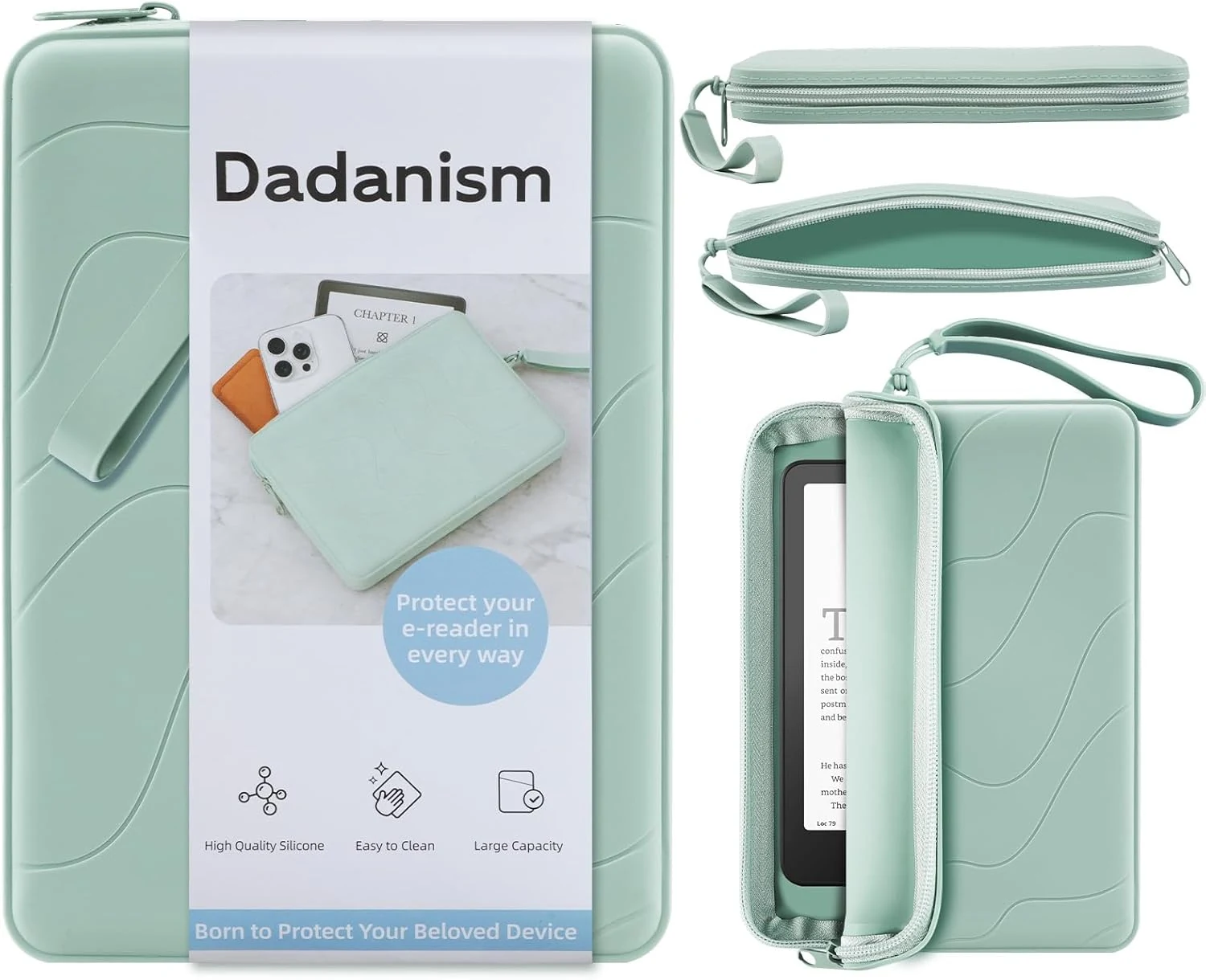 Dadanism 6-7 Inch Silicone Clutch for 7" Kindle Paperwhite and
