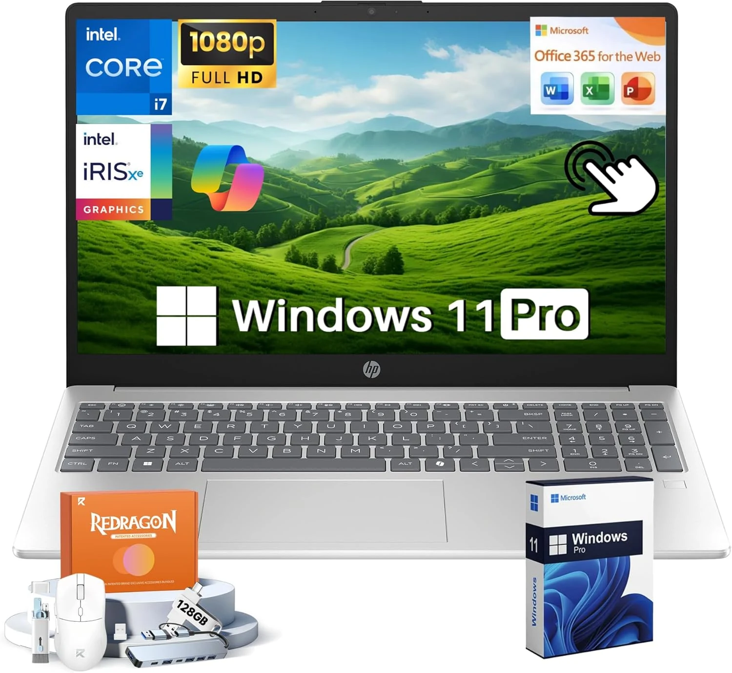 HP 15.6 Laptop Touchscreen Business, Free Office 365 for The review