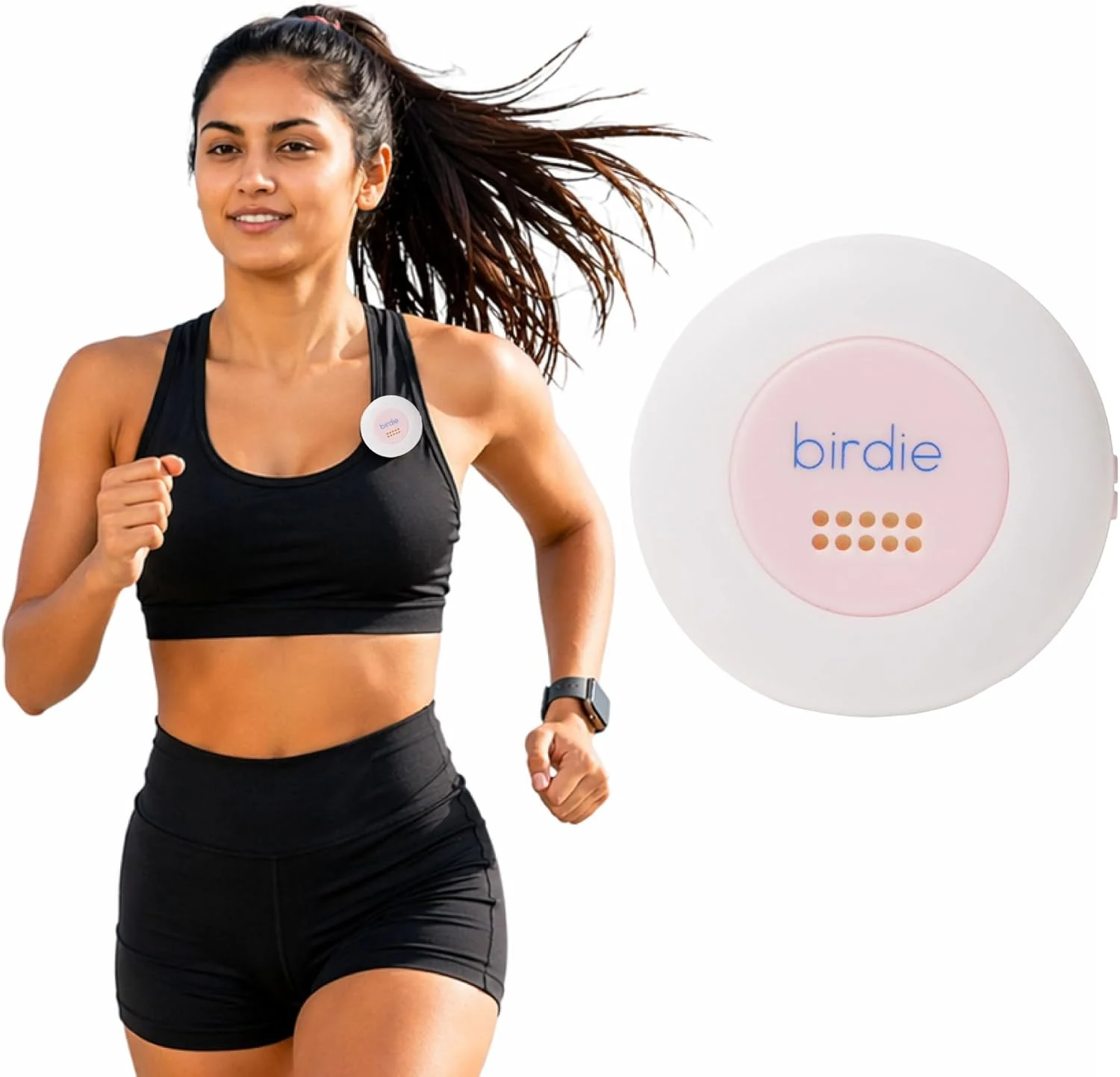 She's Birdie - The Original Personal Safety Alarm Disc for Bikes, Hikes, and Late Nights (Blossom)
