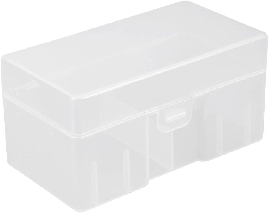 uxcell Hard Plastic Large Battery Storage Box Holder Organizer Protective Container for 12 x 9V Batteries