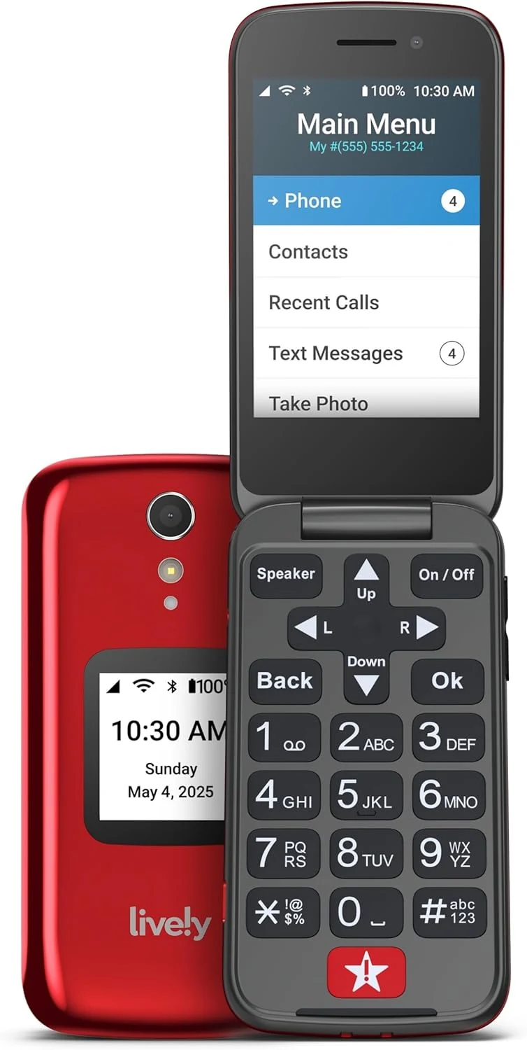 LIVELY Jitterbug Flip Cell Phone for Seniors