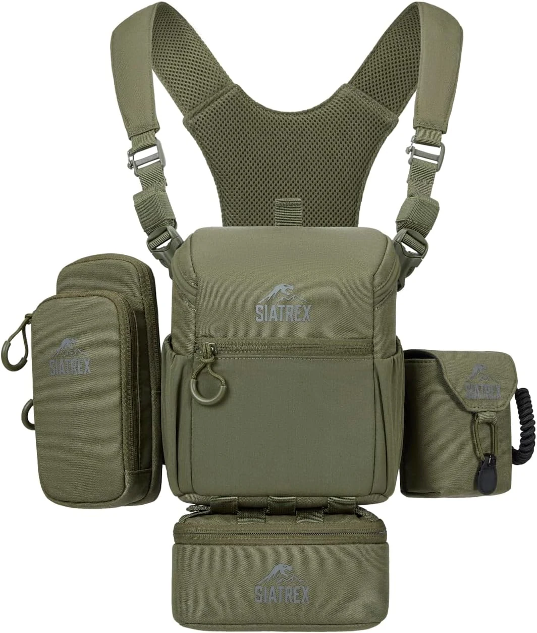 SIATREX Binocular Harness Chest Pack (500D DWR Ripstop)