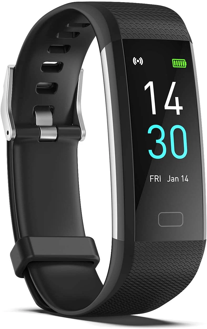 ENGERWALL Fitness Tracker with Step/Distance/Calories Counter, Activity Tracker with Heart Rate Monitor
