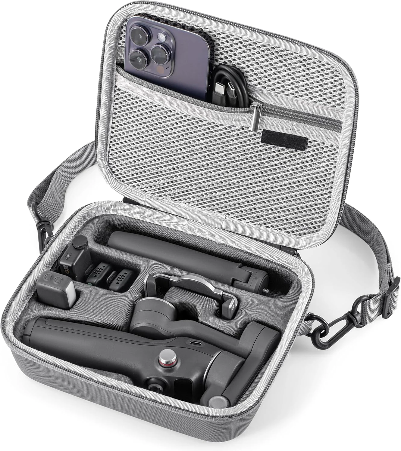 STARTRC PHOTO Osmo Mobile 7P/8 Case, Portable PU Shoulder Bag