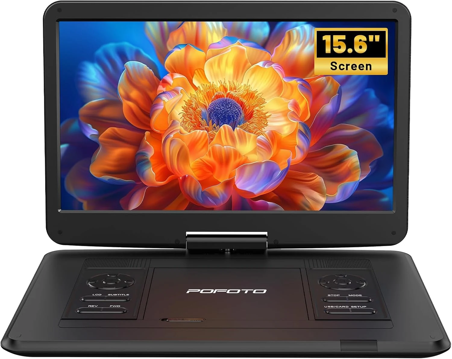 POFOTO 17.5” Portable DVD Player with 15.6” Large HD Screen