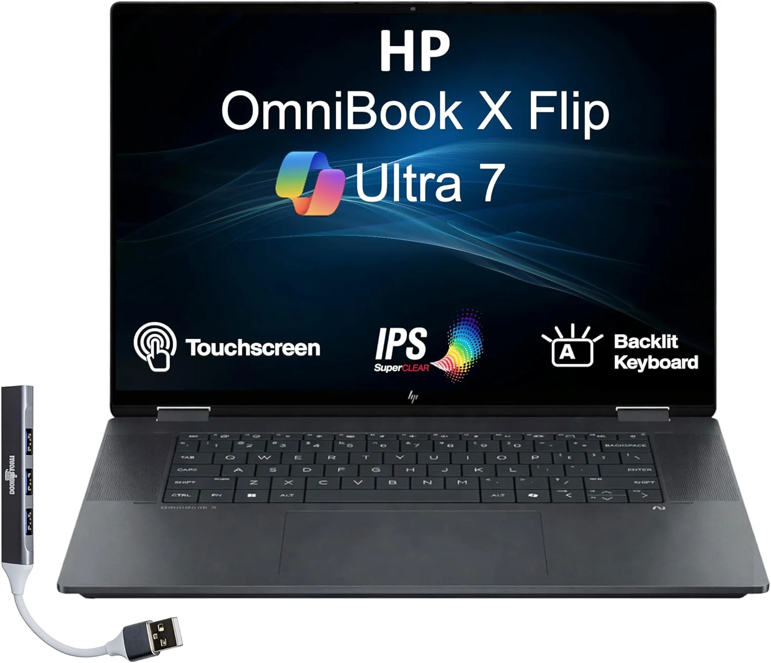 HP OmniBook X Flip AI Powered 2-in-1 Copilot+ Laptop (NextGen Envy x360)