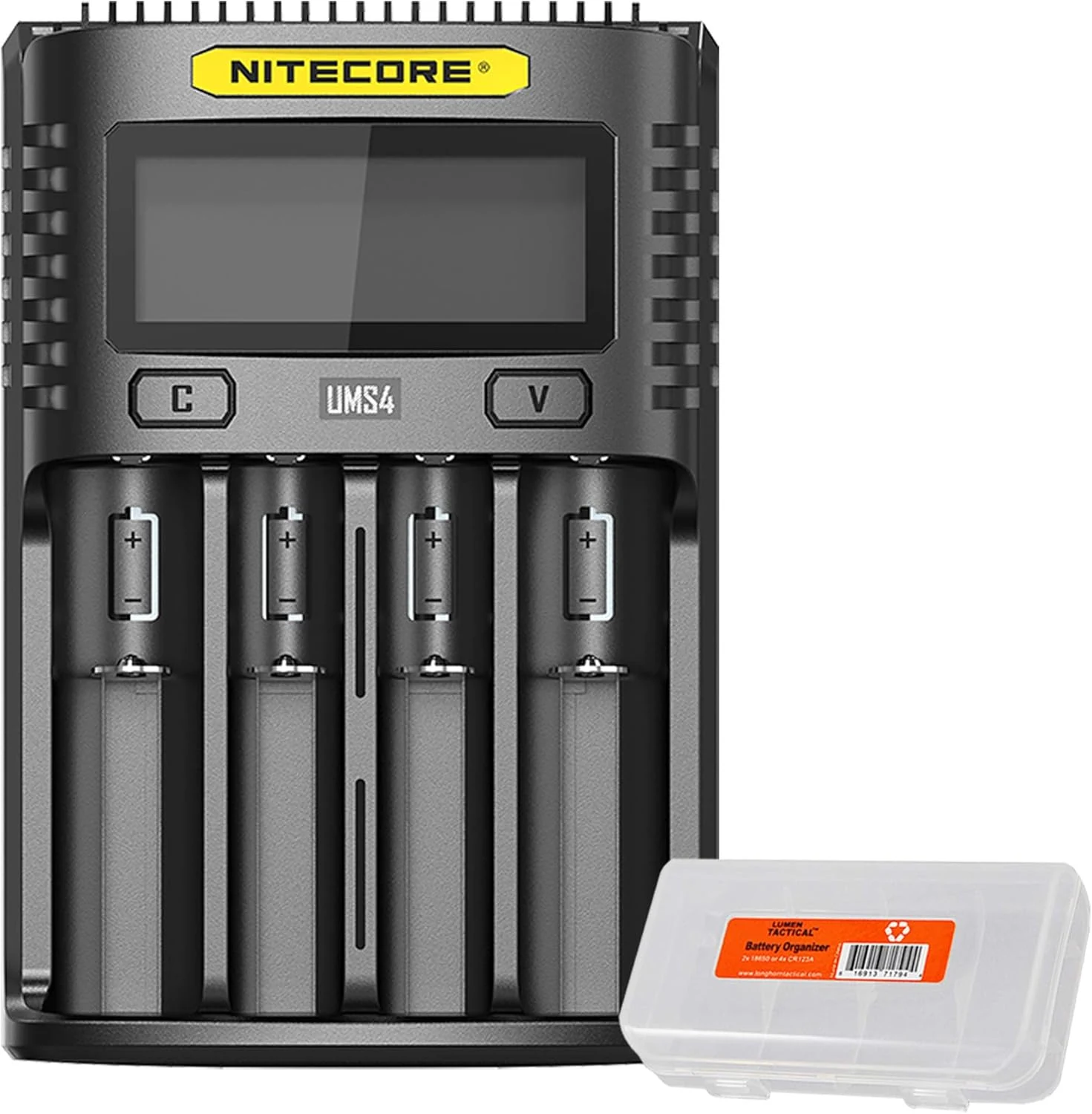 Nitecore UMS4 Intelligent USB-C Four Slot Quick Battery Charger