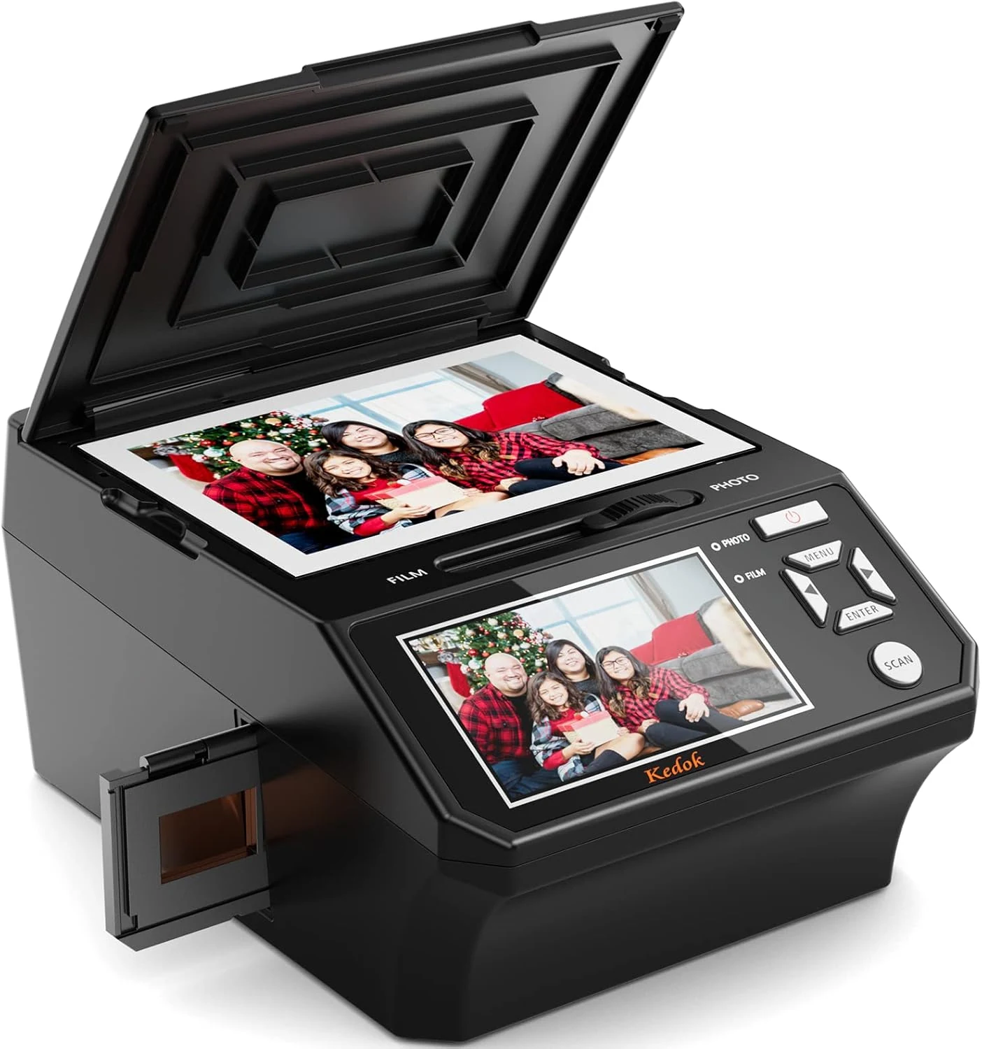 KEDOK Photo,NameCard,Slide & Negative Scanner with Large 5" LCD Screen,Film and Slide Digitizer