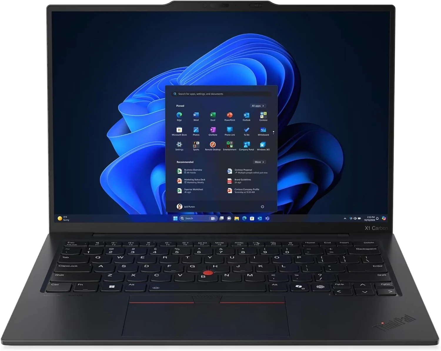 Lenovo ThinkPad X1 Carbon Gen 13 Aura Edition AI Laptop (Core Ultra 7 258V, 14" OLED, 32GB/1TB)