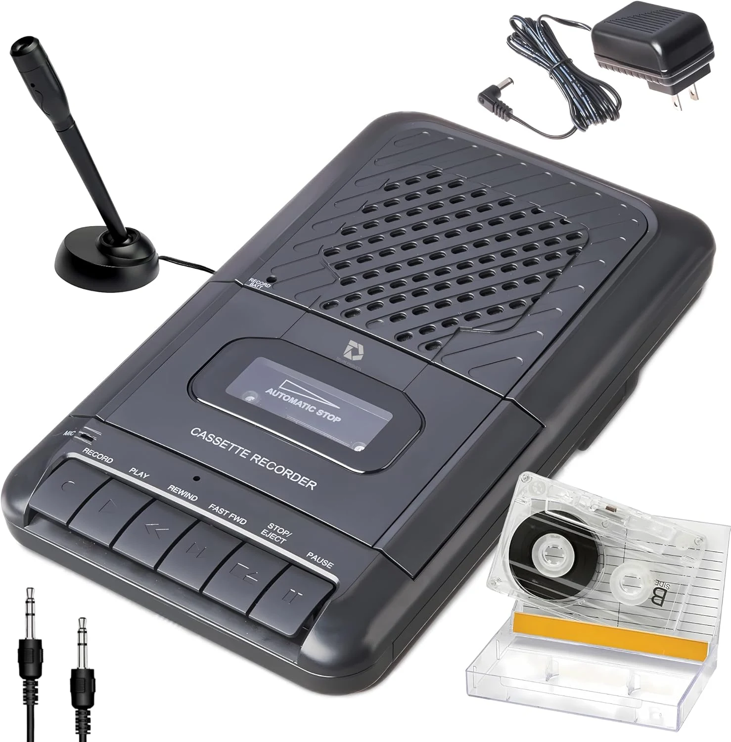 Deluxe Products Portable Cassette Player Tape Recorder. Record to Cassettes review