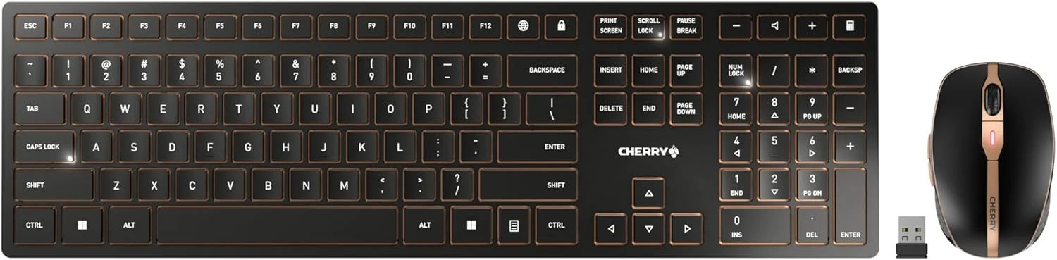 CHERRY DW 9100 Slim, Wireless Keyboard and Mouse Set, Bluetooth review