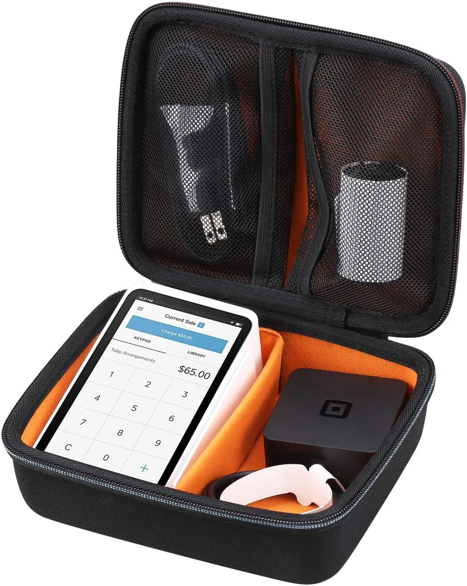 Mchoi Hard Travel Case for Square Terminal, Printer Paper and Accessories (Case Only)