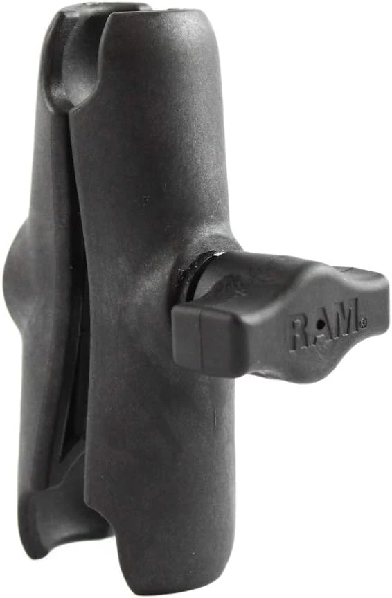 RAM MOUNTS B Size 1" Double Socket Mount Arm – Medium Composite (RAP-B-201U)