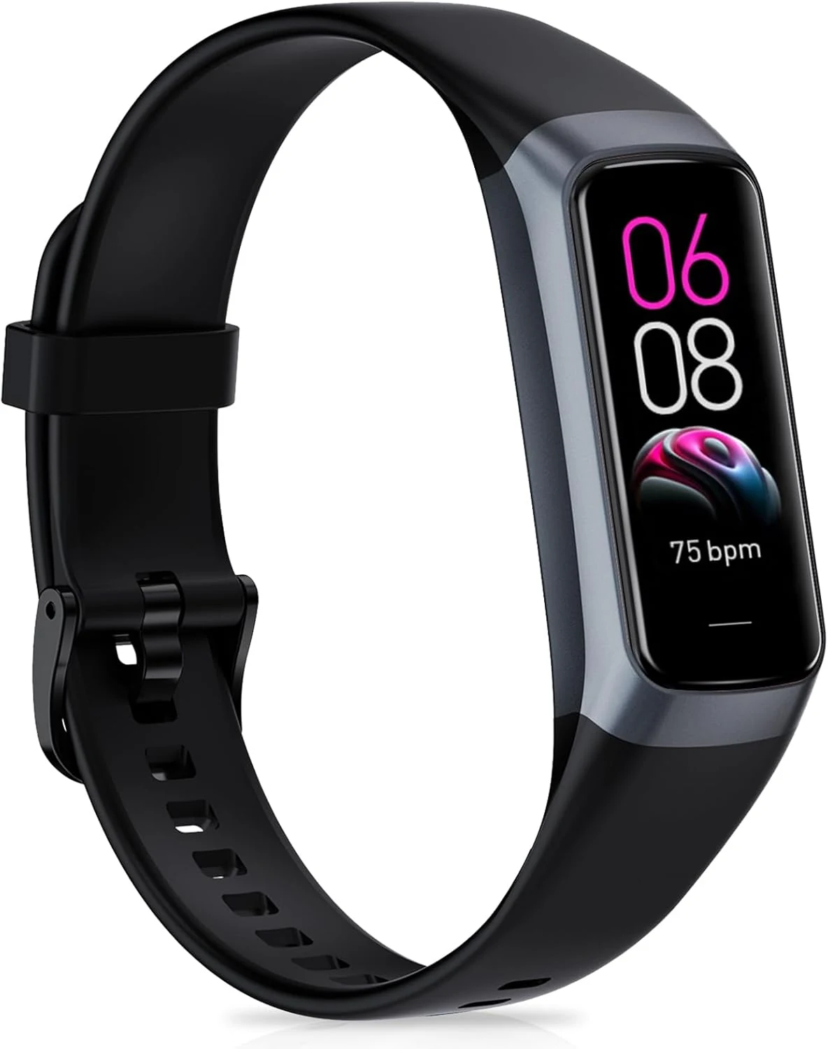 Moremore fitness tracker with 24/7 heart rate, blood pressure, and sleep tracking (1.1" AMOLED)