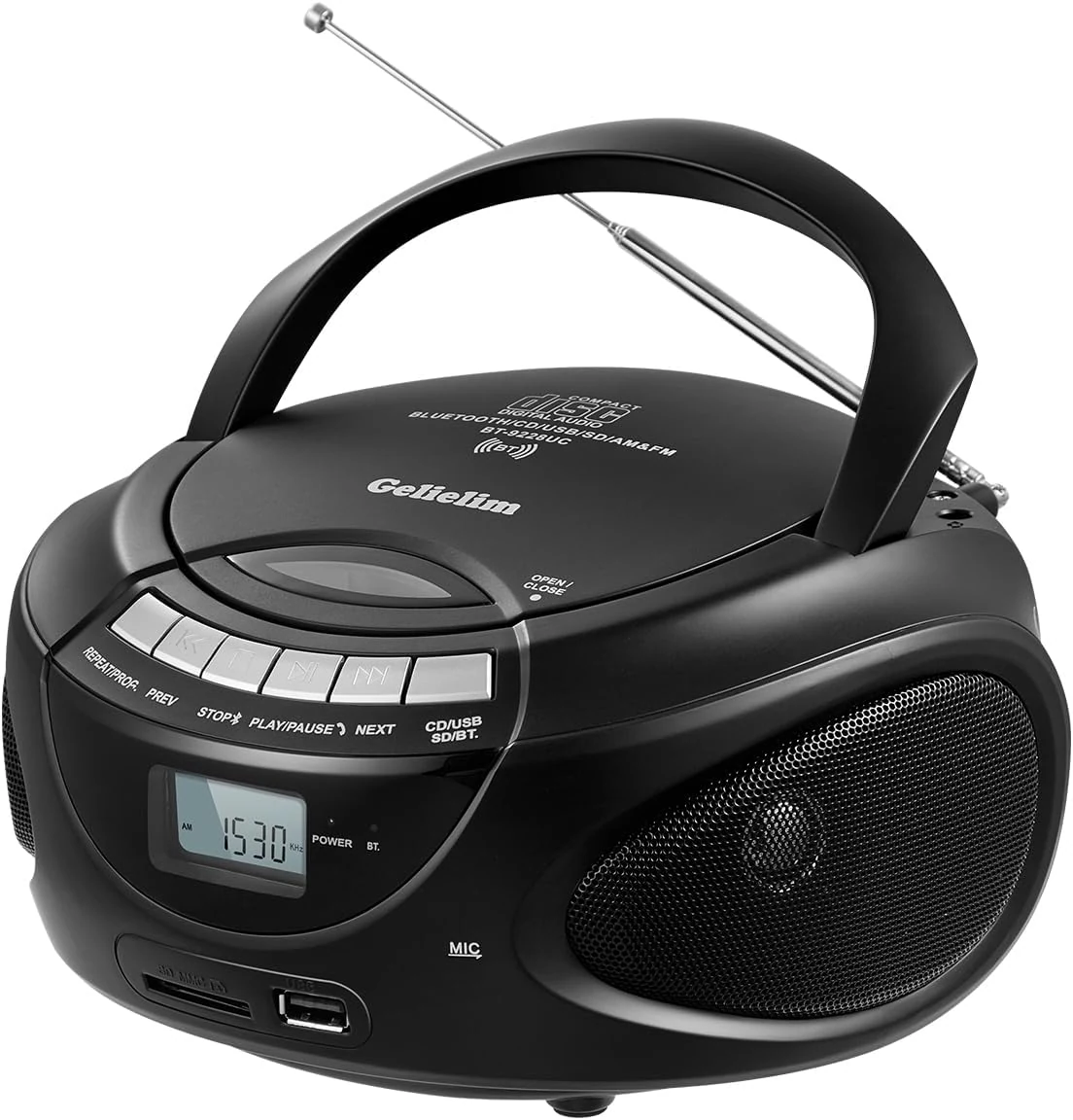 Gelielim Portable CD Players for Home, CD Boombox with AM/FM review