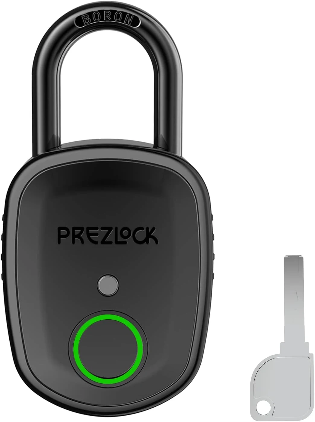 Fingerprint Padlock with Key Backup, 2keys, Smart Padlock with Keyless Biometric, Suitable for Outdoor and Heavy Duty, IP65 Waterproof