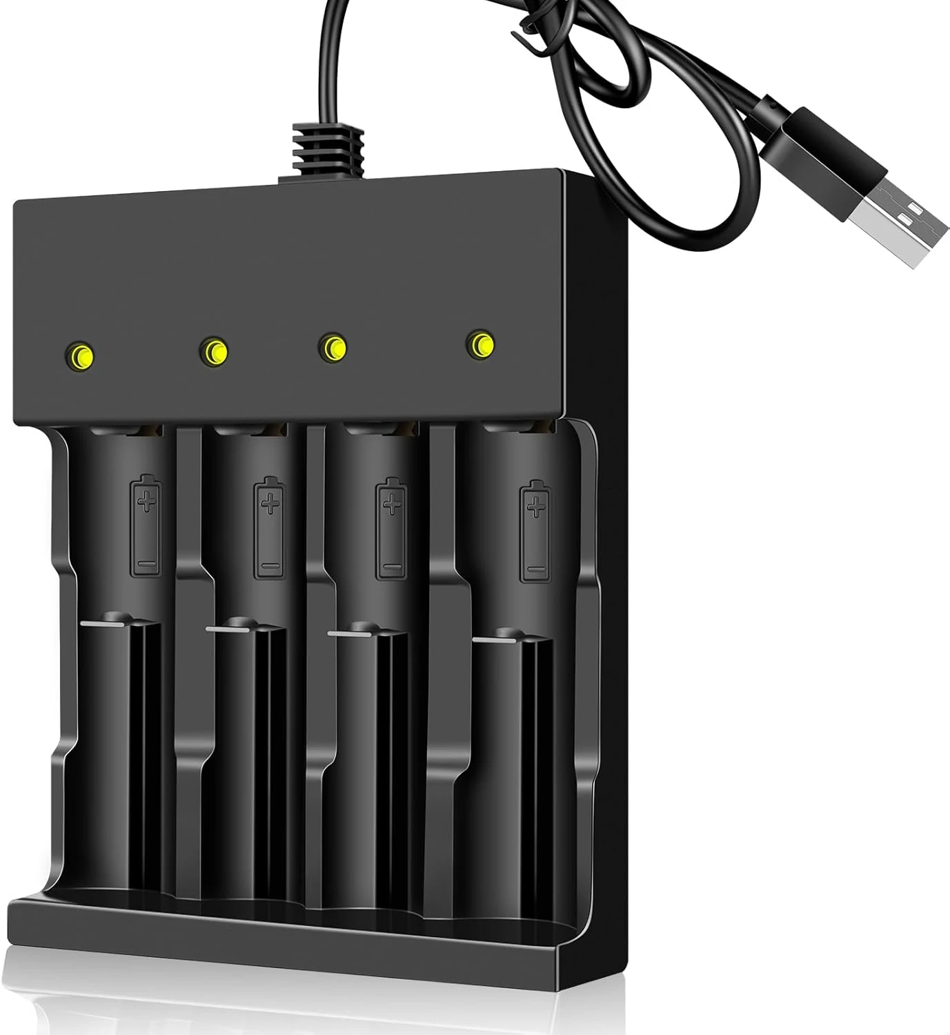 18650 Battery Charger 4 Bay Smart Universal Charger for 3.7V