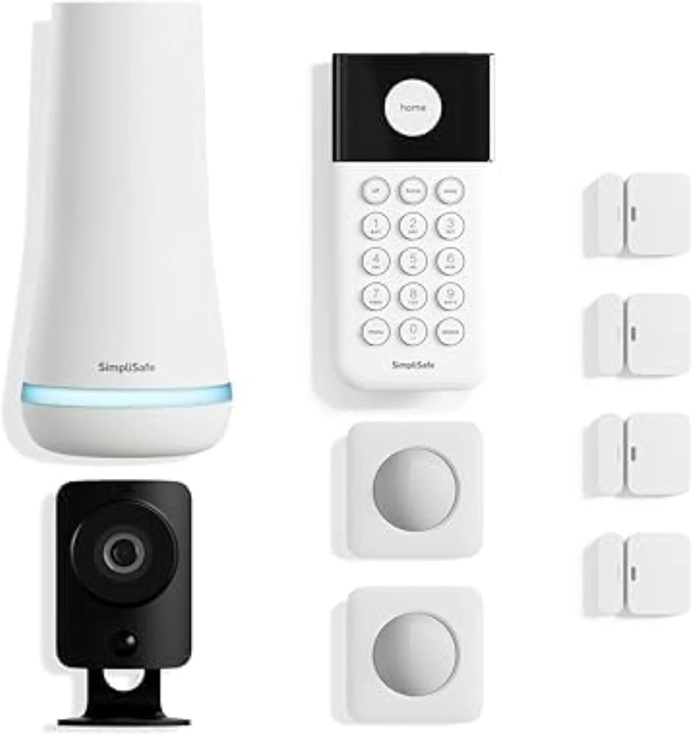 SimpliSafe 9 Piece Wireless Home Security System w/HD Camera