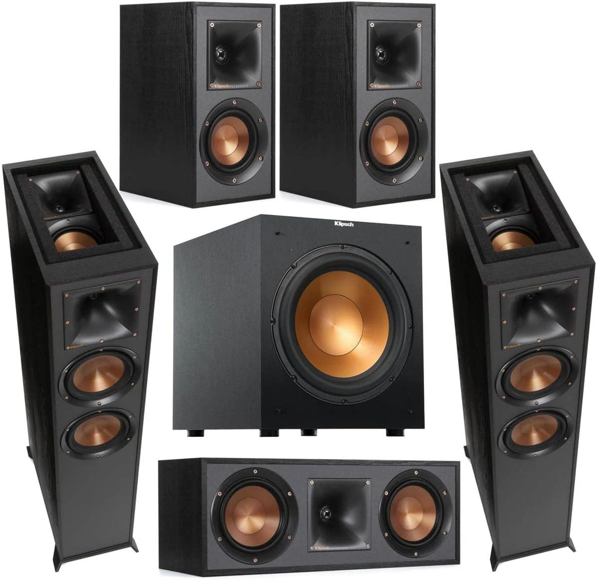 Klipsch Reference 5.1 Dolby Atmos Home Theater System with R-625FA