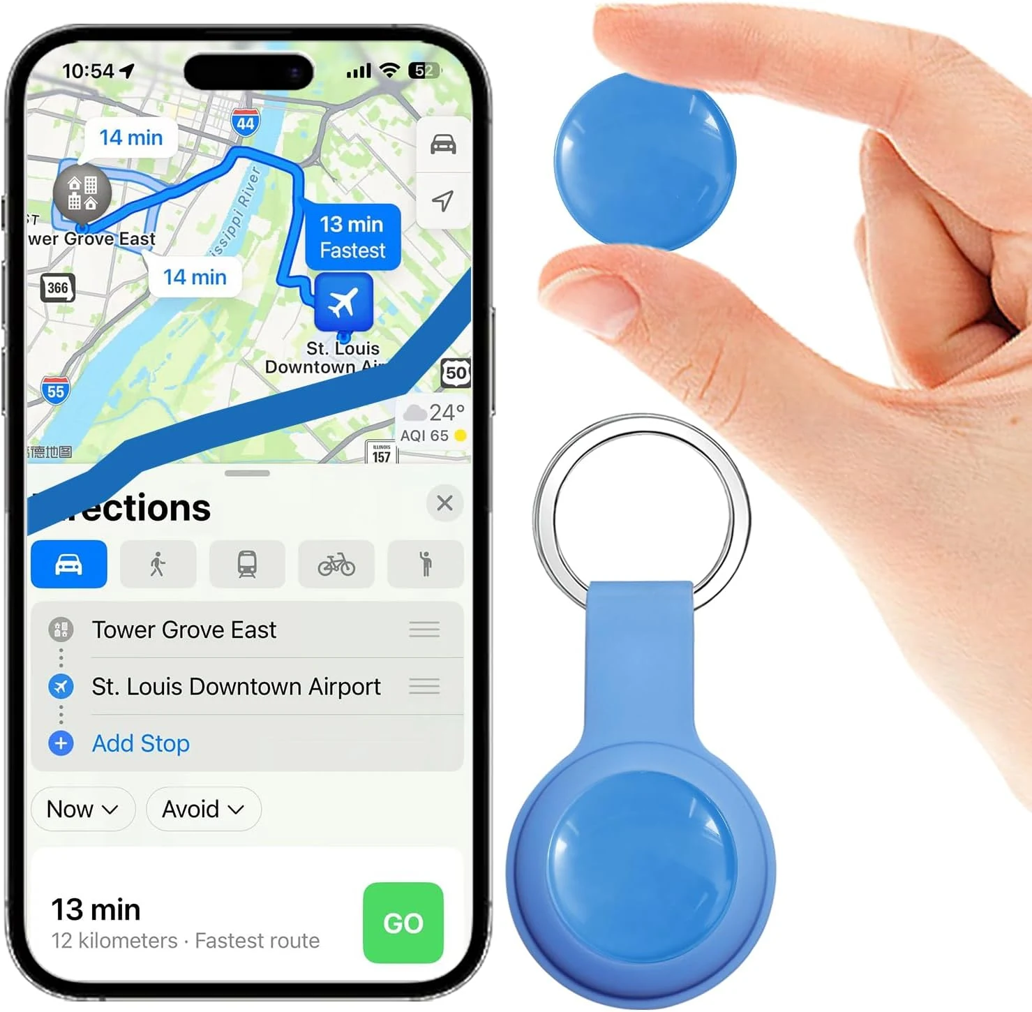 GPS Tracker for Vehicles,Cars,Kids & Pets,Real-Time Location Updates,No SIM Card No Subscription,Long Standby Waterproof GPS Tracking Device