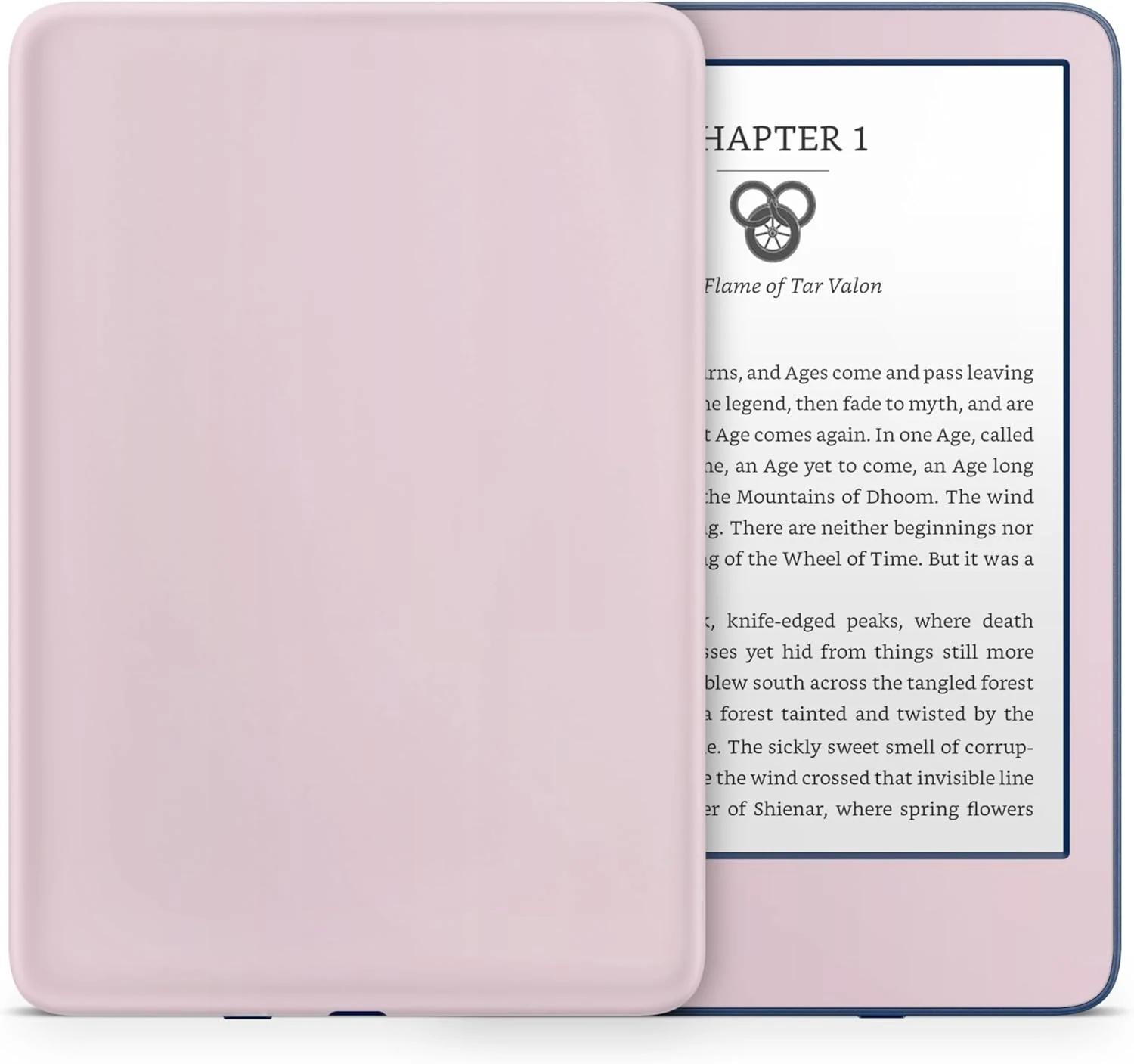 Tacky Design Solid Color Skin for Kindle Skin Decal 11th Generation 2022 (Blush Pink)