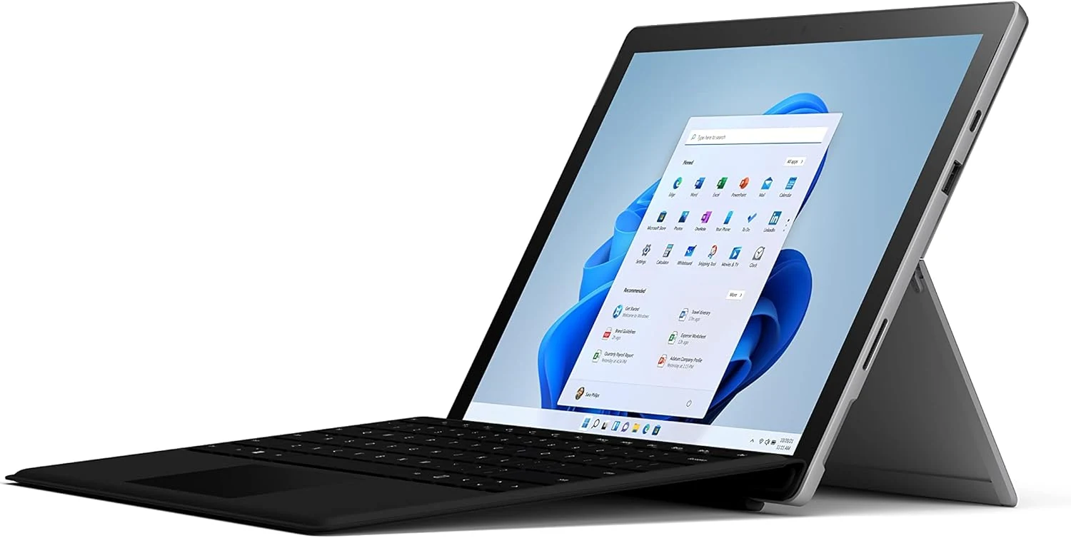 Microsoft Surface Pro 7+ 12.3" Core i5 2.4GHz 8GB RAM 128GB SSD 1S2-00001 (Etch) with Keyboard Type Cover