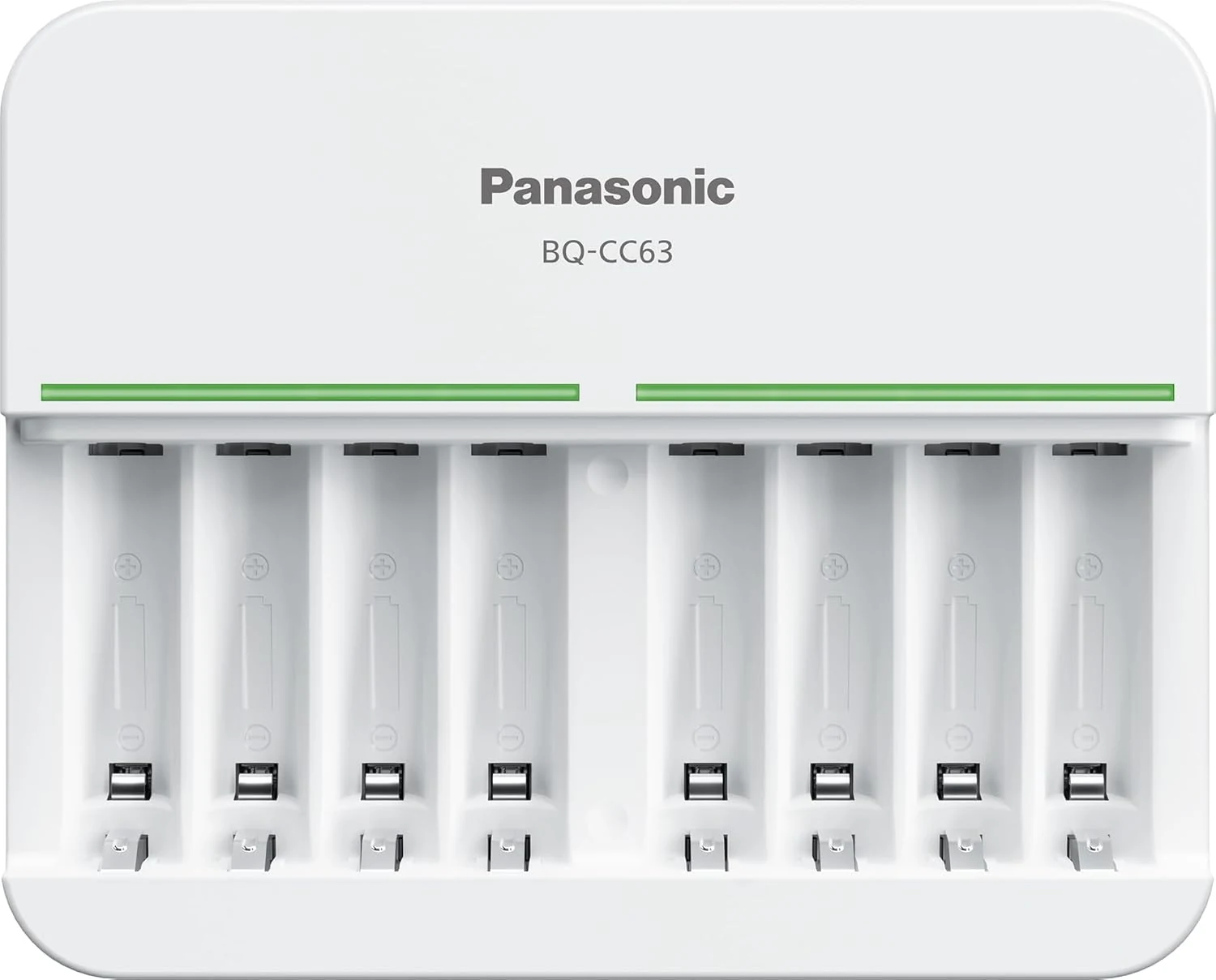 Panasonic BQ-CC63SBA Advanced eneloop 8-Position Individual Rechargeable Battery 5-Hour Quick Charger
