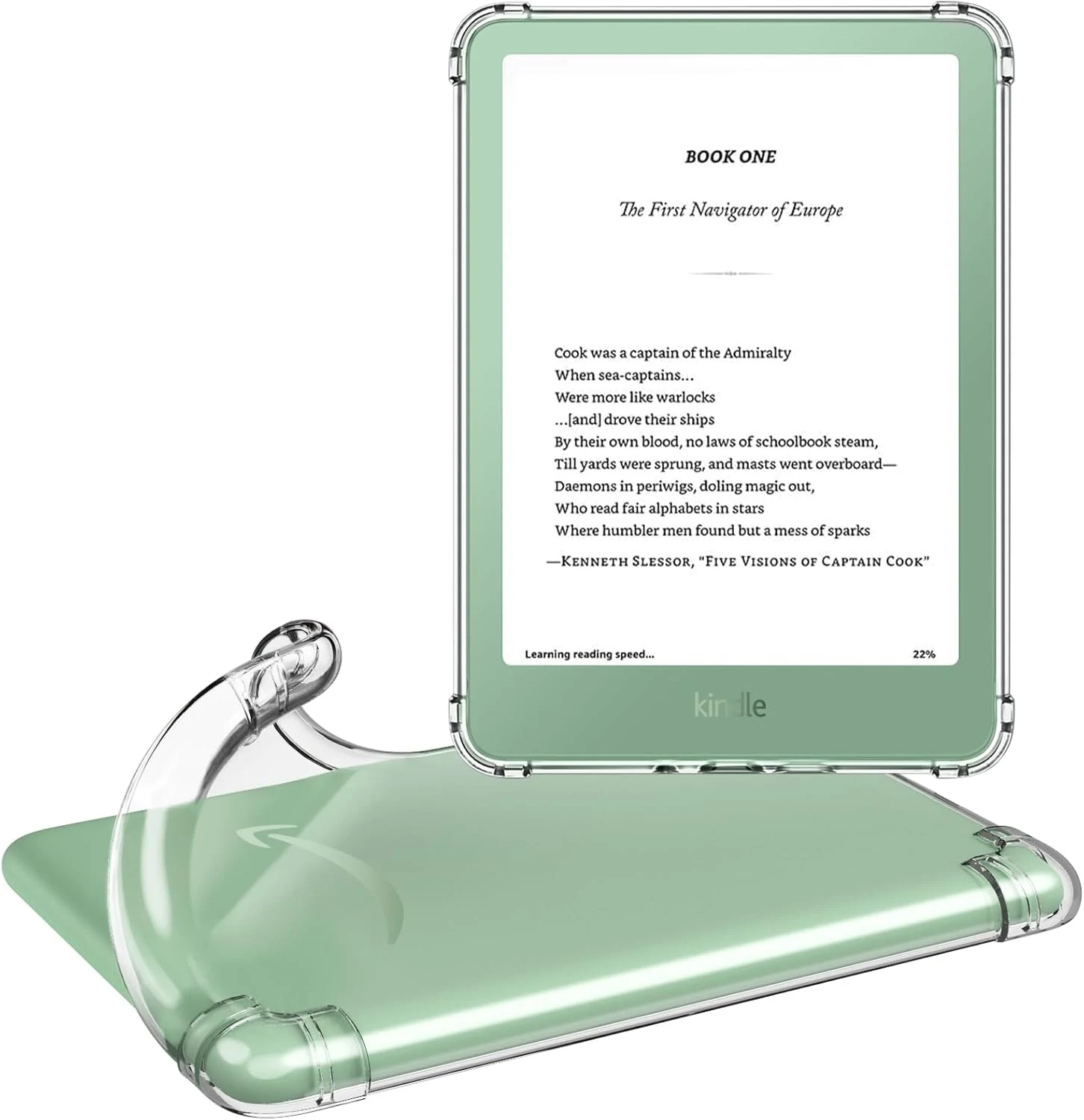 MoKo Clear Case for 6" All-New Kindle (11th Generation-2024/2022 Release)