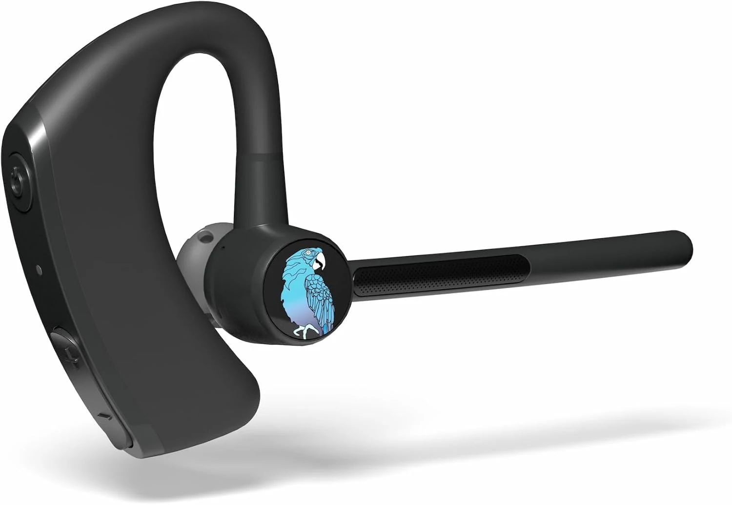 BlueParrott M500‑XT Mono Bluetooth Headset, 93% Noise‑Cancelling AI‑Powered Dual‑Mic, Open‑Ear Design for Rideshare & Delivery Drivers, IP54‑Rated, 11 Hours Talk Time, Black