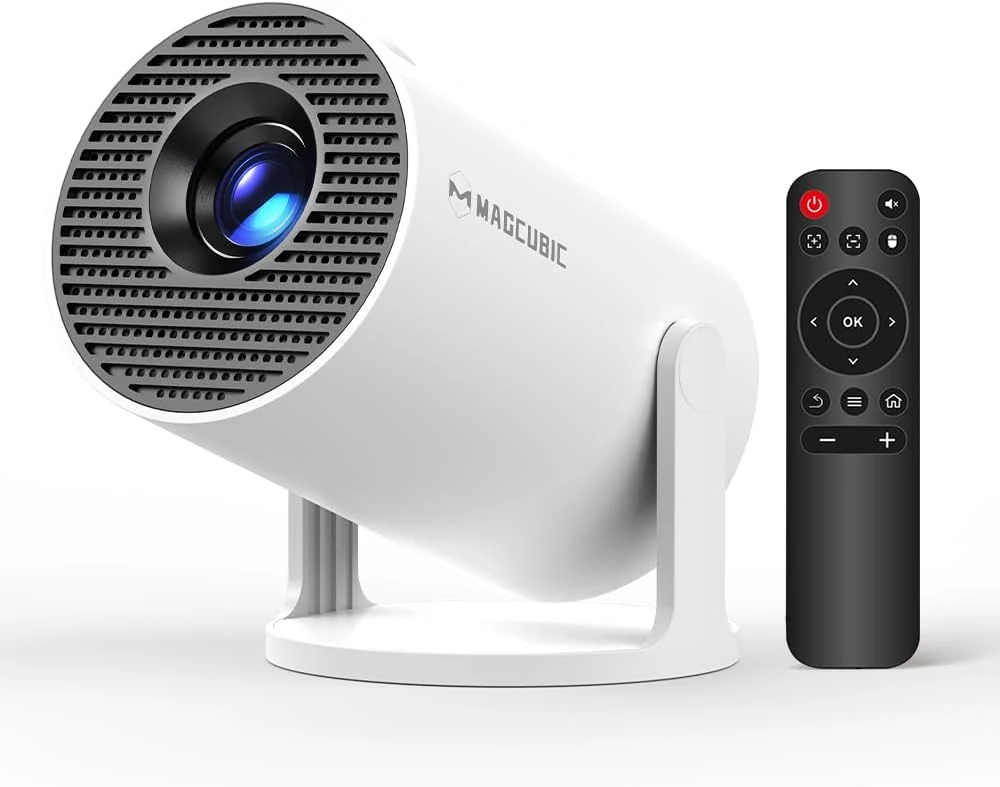 Magcubic Mini Projector with WiFi and Bluetooth, 4K Support Smart Portable Projector
