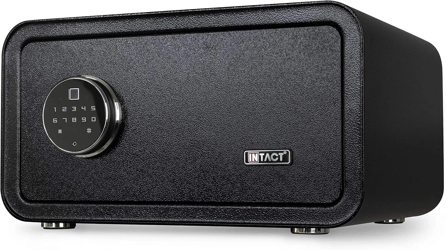 Intact Large Quick Access Biometric Fingerprint Gun Safe With Nex-Gen Full Keypad Module Wide