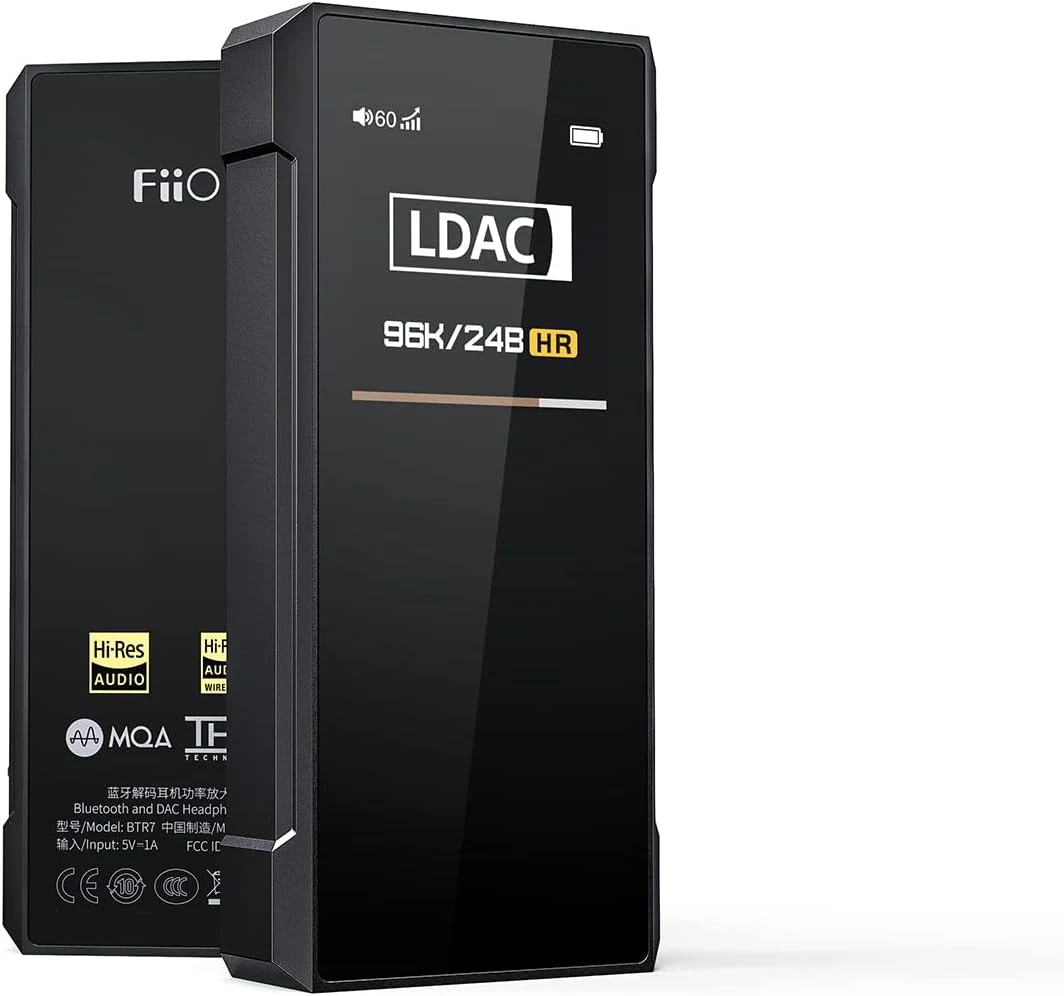 FiiO BTR7 Headphone Amp Bluetooth Receiver High Resolution Portable DAC